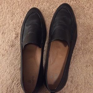 Black loafers